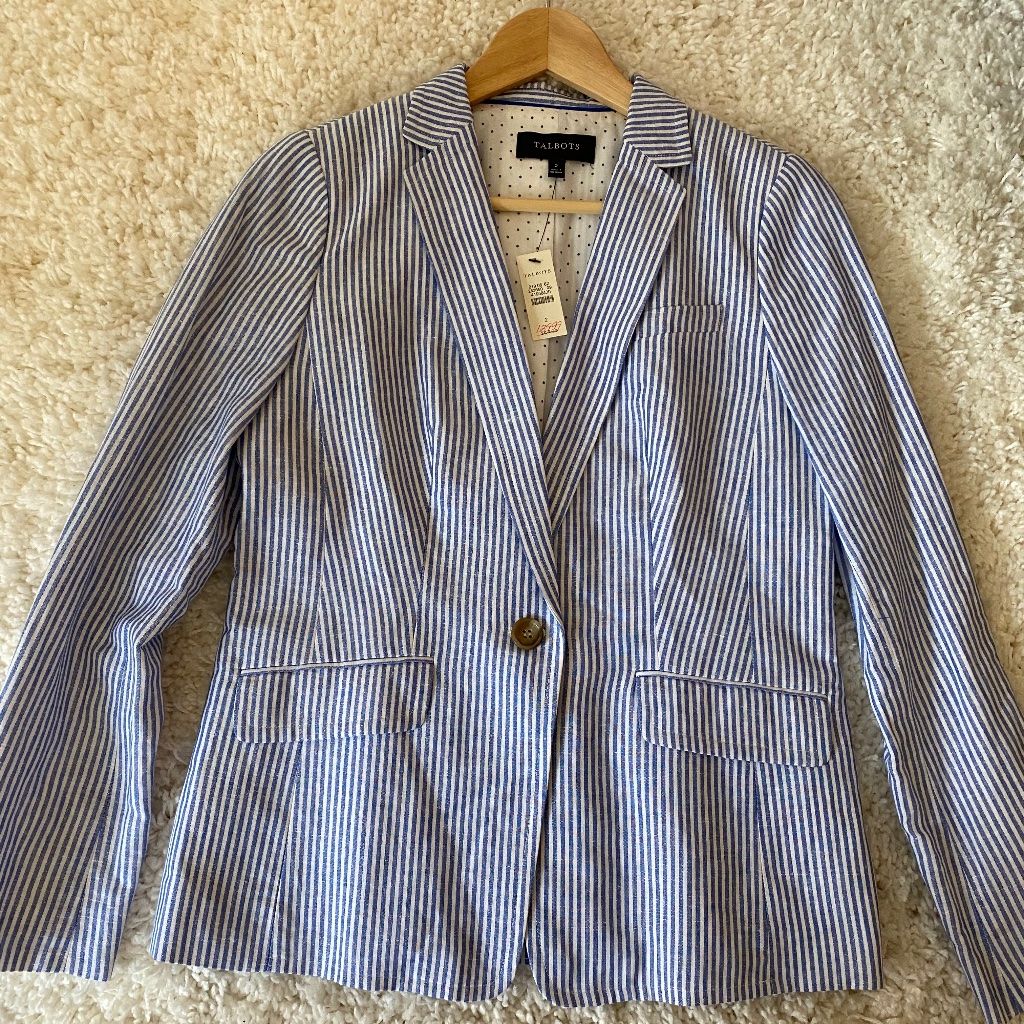 Seersucker Blazer